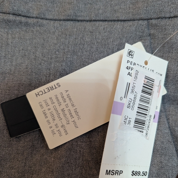 Perry Ellis slim fit stretch 32x30 drawstring dress pants - Picture 5 of 5